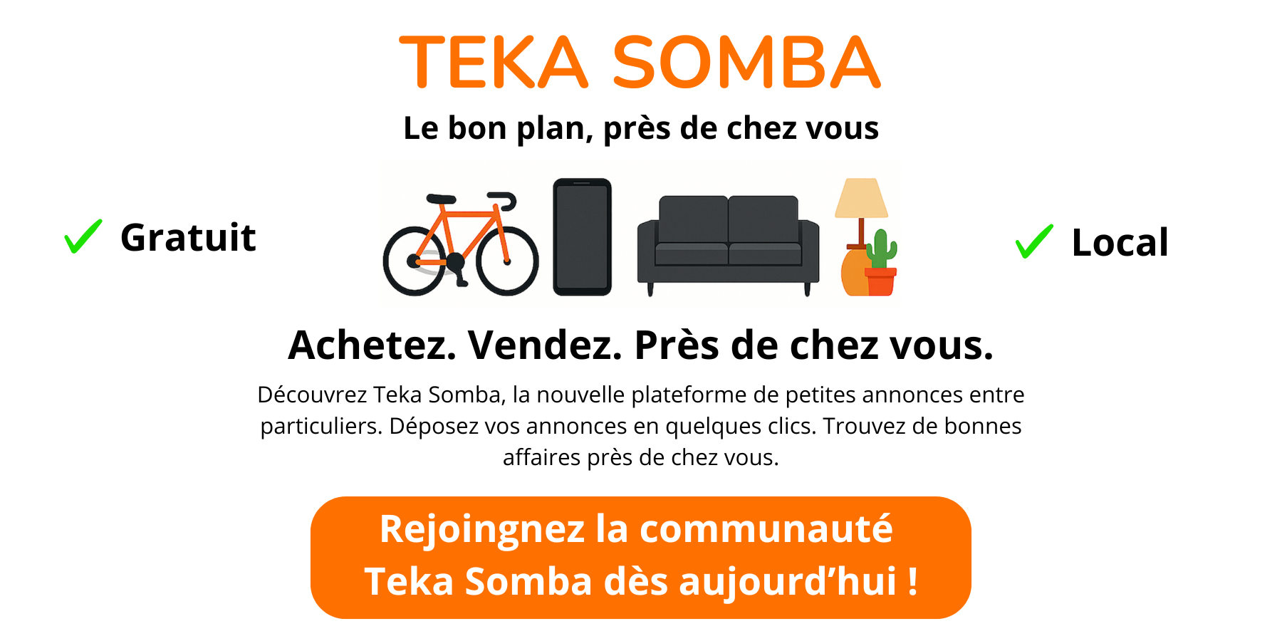 Déposez votre annonce gratuitement